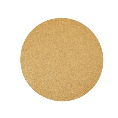 Breebe 6-pack Placemats Glitter Design Champagne Sparkle Round - Non-slip Decorative Dining Table Mats 13" In Neutral