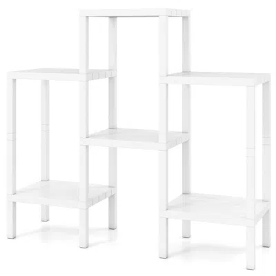 Breebe 6-tier Plastic Modular Storage Shelves For Living Room And Kitchen In White