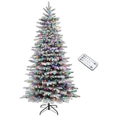 Breebe 7.5ft Pre-lit Artificial Christmas Tree With 500 Led Lights In Multi