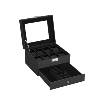 Breebe 8-slot Watch Box Black