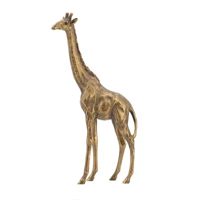 Breebe 8.3 X 2.8 X 15.9" Giraffe Statuette, Animal Statue Decor