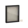 Breebe 8x10 Black Box Frame Display Case With Top Slot And Stick Pins