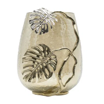 Breebe 9.8 X 8.5 X 10.8" Candle Holder In Gold