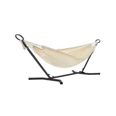 Breebe Adjustable-height Outdoor Hammock With Stand In Neutral