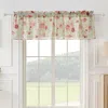 Breebe Antique Rose Blue Window Valance In Multi