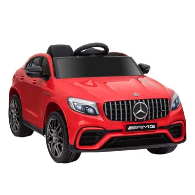 Breebe Aosom 12v Toddler Ride On Car With Remote Control, Mercedes Benz Amg Glc63s Coupe, Electric Car With In Red