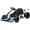 Breebe Aosom 24v 7.5 Mph Electric Go Kart With Adjustable Seat, Drifting Car Battery Powered Ride On Toy Ou In Black