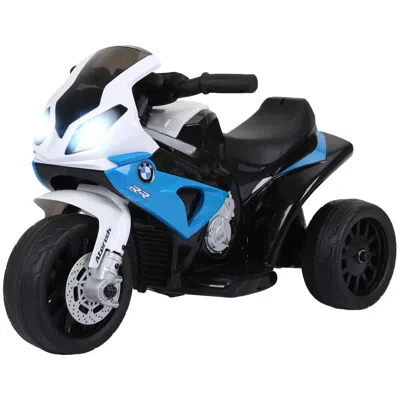Breebe Aosom 6v Kids Motorcycle Licensed Bmw, Toddler Motorcycle With Headlight, Music, 3 Wheeled Electric  In Multi