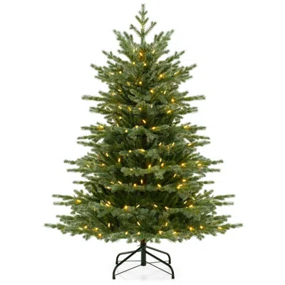 Breebe Artificial Christmas Tree With 1426/2116/3156 Lush Pvc And 200/300/400 Warm White Led Lights In Green