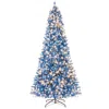 Breebe Artificial Christmas Tree With 767 Snowy Branch Tips In Blue