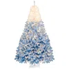 Breebe Artificial Christmas Tree With Warm White Led Lights And 8 Modes In Blue