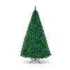 Breebe Artificial Pvc Christmas Tree With Solid Metal Stand In Green