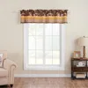 Breebe Audrey Chocolate Window Valance In Multi