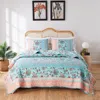 Breebe Audrey Quilt Set 3-piece Full/queen In Multi