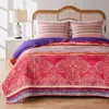 Breebe Aurora Pink Quilt Set 3-piece King/cal King In Multi