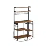 Breebe Bakers Rack With 4 Ac Outlets