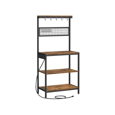 Breebe Bakers Rack With Charging Station