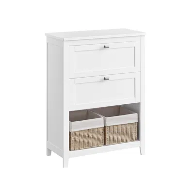 Breebe Bathroom Cabinet With 2 Drawers Cloud White