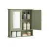 Breebe Bathroom Cabinet With Mirror In Green