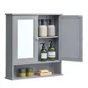 Breebe Bathroom Cabinet With Mirror, Mystic Gray Ulhc002g02