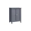 Breebe Bathroom Floor Storage Cabinet Gray