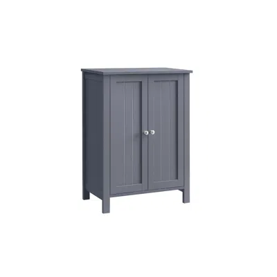 Breebe Bathroom Floor Storage Cabinet Gray
