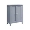 Breebe Bathroom Floor Storage Cabinet Mystic Gray