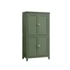 Breebe Bathroom Floor Storage Cabinet With 4 Doors Forest Green