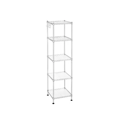 Breebe Bathroom Shelf Silver