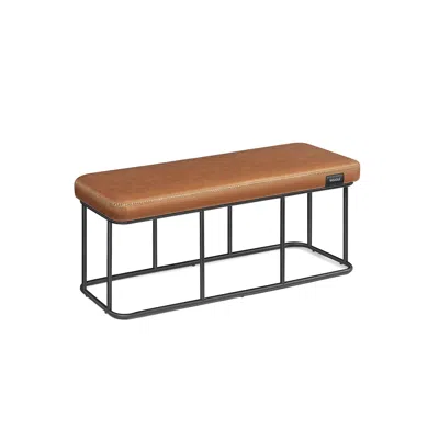 Breebe Bench For Entryway Bedroom, Caramel Brown