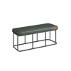 Breebe Bench For Entryway Bedroom, Forest Green
