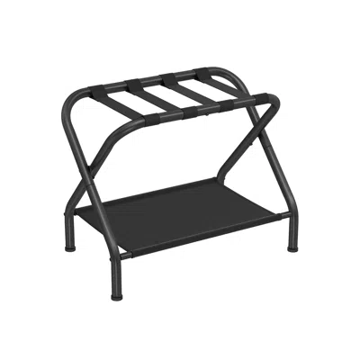 Breebe Black Foldable Luggage Rack
