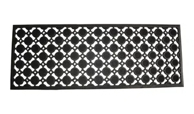 Breebe Black Rubber Outdoor Door Mat