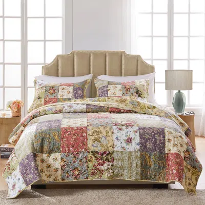 Breebe Blooming Prairie Quilt Set 3-piece King/cal King In Multi