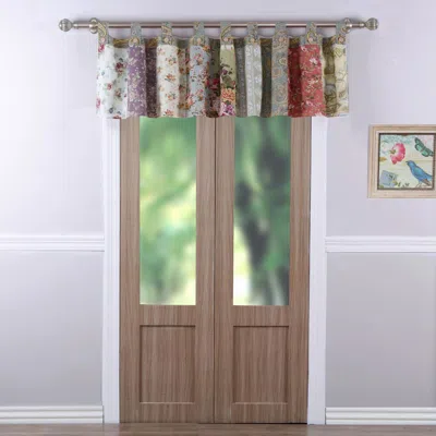 Breebe Blooming Prairie Window Valance In Multi