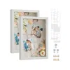 Breebe Box Picture Photo Frame With 8 Wood Push Pins