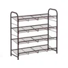 Breebe Bronze 4-tier Shoe Rack Storage Organizer