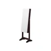 Breebe Brown Free-standing Jewelry Armoire With Lock