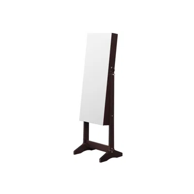 Breebe Brown Free-standing Jewelry Armoire With Lock
