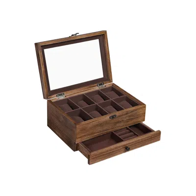 Breebe Brown Storage Box For Watch & Jewelry