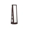 Breebe Brown Swivel Jewelry Armoire With Mirror