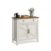 Breebe Buffet Cabinet With Storage And Drawer In White