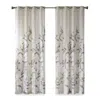 Breebe Burnout Printed Curtain Panel Pair(2 Pcs Window Panels) In White