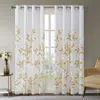 Breebe Burnout Printed Curtain Panel