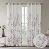 Breebe Burnout Printed Curtain Panel(only 1 Pc Panel) In White
