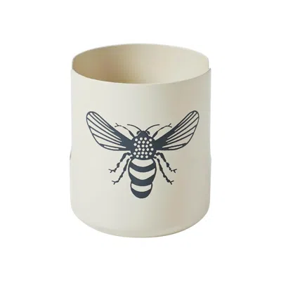 Breebe Buzzy Bees Metal Kitchen Sponge Holder In Antique White