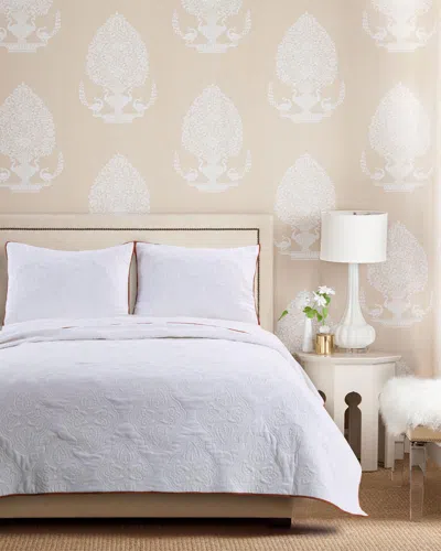 Breebe Cameo Quilt Set 3-piece Full/queen In White