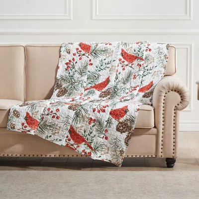 Breebe Cardinal Plaid Throw