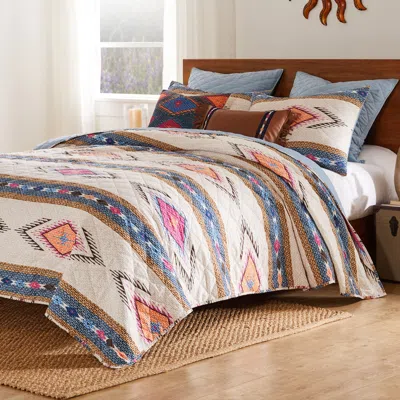 Breebe Cheyenne Quilt Set 3-piece Full/queen In Multi