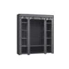 Breebe Closet Wardrobe With Non-woven Fabric Cover In Gray